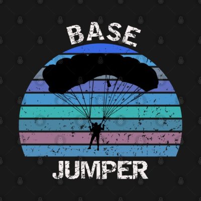 Base Jumper Vintage Sunset Design Hoodie Official Skydiver Merch