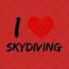 I Love Skydiving Tank Top Official Skydiver Merch