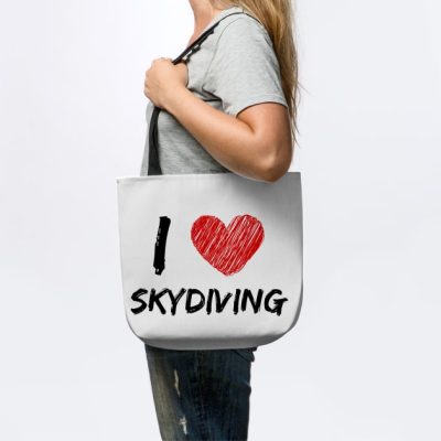 I Love Skydiving Tote Official Skydiver Merch