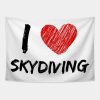 I Love Skydiving Tapestry Official Skydiver Merch