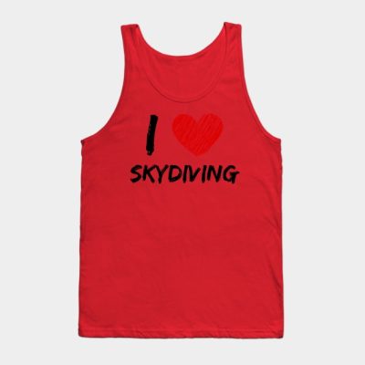 I Love Skydiving Tank Top Official Skydiver Merch