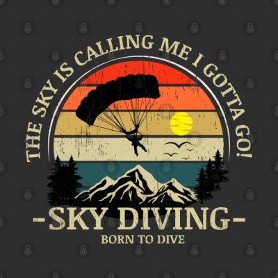 Skydiving Adventures Sky Is Calling Parachutes On  Throw Pillow Official Skydiver Merch