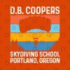 D B Coopers Skydiving School Portland Oregon Funny T-Shirt Official Skydiver Merch