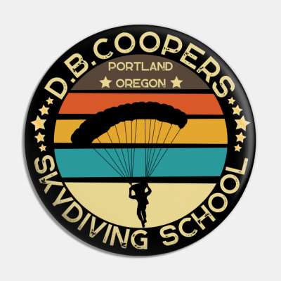 Db Coopers Skydiving School Pin Official Skydiver Merch