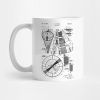 Parachuting Skydiver Patent Print Mug Official Skydiver Merch