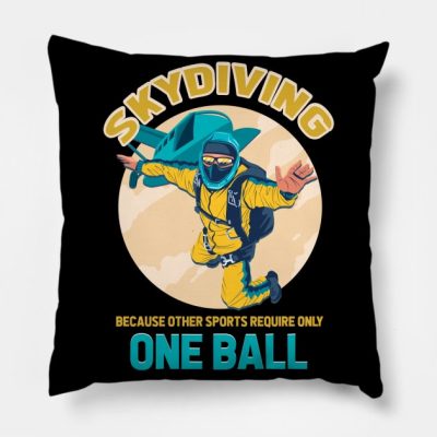 Skydive Parachutist Parachute Skydiver Gift Idea S Throw Pillow Official Skydiver Merch