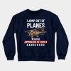 Parachute Skydive Freefly Skydiving Head Down Crewneck Sweatshirt Official Skydiver Merch