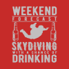 Weekend Forecast Skydiving With A Chance Of Drinki Tank Top Official Skydiver Merch