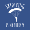 Skydiving Is My Therapy Tank Top Official Skydiver Merch