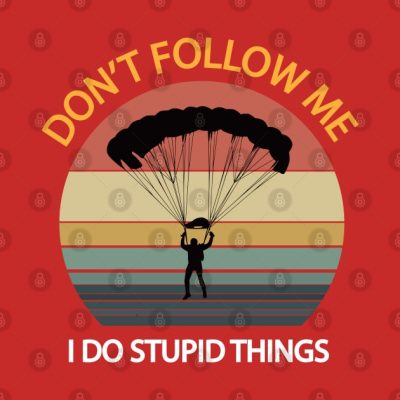 Dont Follow Me I Do Stupid Things Vintage Funny Sk Hoodie Official Skydiver Merch