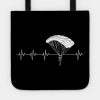 Skydiving Heartbeat Tote Official Skydiver Merch