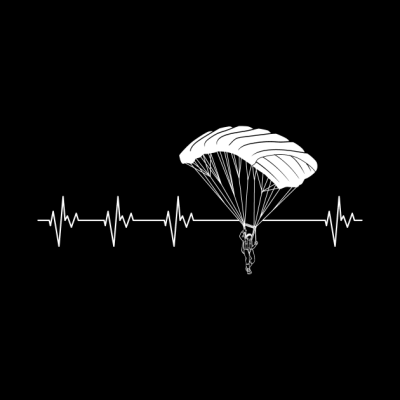 Skydiving Heartbeat Tapestry Official Skydiver Merch