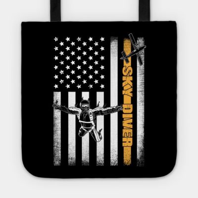 American Skydiver Usa Flag Tote Official Skydiver Merch