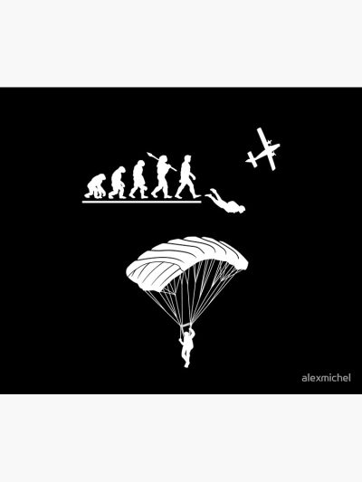 Skydiving Evolution Skydiver Parachuting Lover Tapestry Official Skydiver Merch