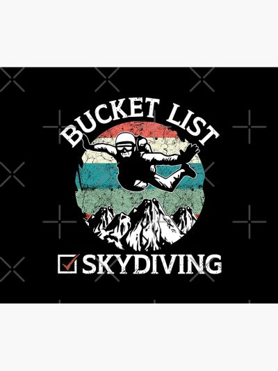 Skydiving Bucket List | Skydiving Bucket List Lover , Funny Skydiving , Skydiving Squirrel,Skydiving Skydiving Tapestry Official Skydiver Merch