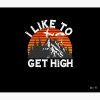 I Like To Get High Retro Skydiver Plane Skydiving Tapestry Official Skydiver Merch