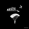 Skydiving Evolution Skydiver Parachuting Lover Tote Bag Official Skydiver Merch