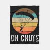 funny skydiving oh chute retro vintage sunset para fleece blanket re0d11d9080194c16afbcfb49b2889680 zkhkh 1000 - Skydiver Gifts