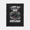 i jump out on airplanes skydiving parachuting extr fleece blanket r96f252377fce4c289814cb1f559f179c zkhkh 1000 - Skydiver Gifts