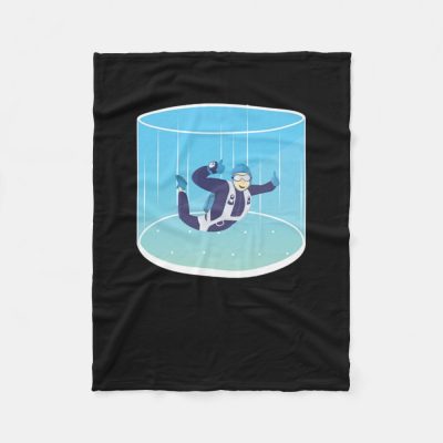indoor skydiving vertical wind tunnel skydiver ext fleece blanket r0fb31fb82ff34f5a978965811d460d27 zkhkh 1000 - Skydiver Gifts