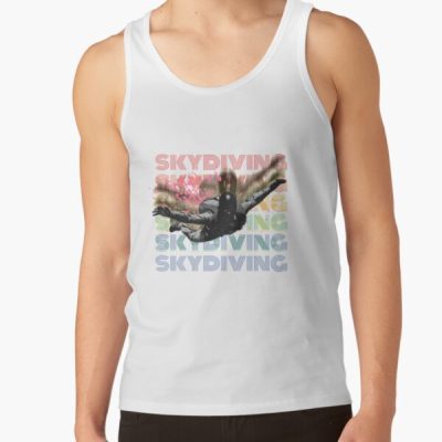 Vintage Retro Skydiving Tank Top Official Skydiver Merch