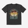 Retro Father'S Day Skydiving Dad Like A Regular Dad But Cooler T-Shirt Official Skydiver Merch