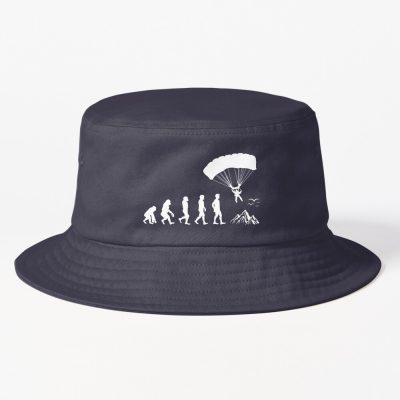 Skydiving Skydive Skydiver Parachuting Evolution Bucket Hat Official Skydiver Merch