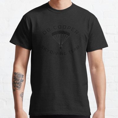 Db Cooper Skydiving Team T-Shirt Official Skydiver Merch