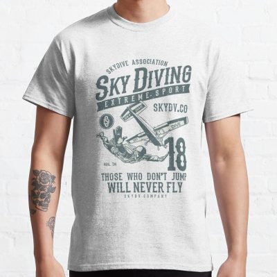 Those Who Don'T Jump Will Never Fly - Skydiving T-Shirt Official Skydiver Merch