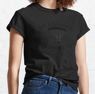 Db Cooper Skydiving Team T-Shirt Official Skydiver Merch