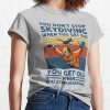 You Don'T Stop Skydiving When You Get Old Vintage T-Shirt 2 T-Shirt Official Skydiver Merch