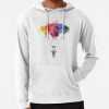 Skydiving, Skydiver Parachute, Parachuting. Watercolor Illustration Hoodie Official Skydiver Merch