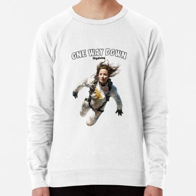 Skydiving Woman Sweatshirt Official Skydiver Merch