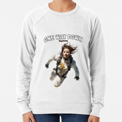 Skydiving Woman Sweatshirt Official Skydiver Merch