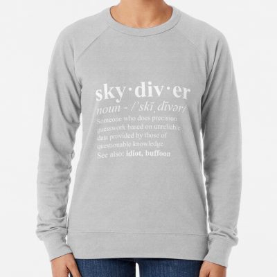 Skydiver Definition - Funny Skydiving Gift Sweatshirt Official Skydiver Merch