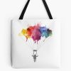 Skydiving, Skydiver Parachute, Parachuting. Watercolor Illustration Tote Bag Official Skydiver Merch