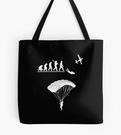 Skydiving Evolution Skydiver Parachuting Lover Tote Bag Official Skydiver Merch