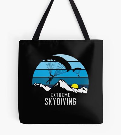 Extreme Skydiving Skydiver Sports Tote Bag Official Skydiver Merch