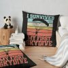 Skydiving Skydive Skydiver Throw Pillow Official Skydiver Merch