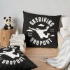 Skydiver Dropout Freefalling Throw Pillow Official Skydiver Merch