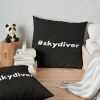 #Skydiver Throw Pillow Official Skydiver Merch