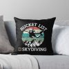 Skydiving Bucket List | Skydiving Bucket List Lover , Funny Skydiving , Skydiving Squirrel,Skydiving Skydiving Throw Pillow Official Skydiver Merch