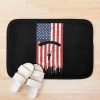 American Skydiver  Parachutist Skydive Parachute Design Bath Mat Official Skydiver Merch