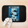 My Playground Is In The Sky. Funny Skydiver, Retro Skydiving Bath Mat Official Skydiver Merch