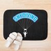 Skydiving Parachuting Skydiver, Parachute Bath Mat Official Skydiver Merch