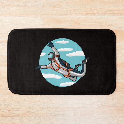 Skydiver Illustration Bath Mat Official Skydiver Merch