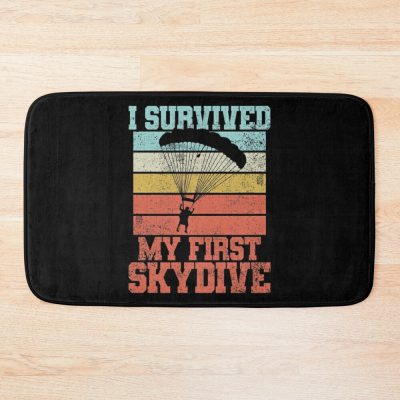 Skydiving Skydive Skydiver Bath Mat Official Skydiver Merch