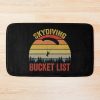 Retro Skydiving Vintage Skydiver Bath Mat Official Skydiver Merch