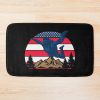 Patriotic Skydiver Us American Flag Freedom Skydiving Bath Mat Official Skydiver Merch