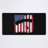 Parachutist American Flag Usa Skydiver Patriot Mouse Pad Official Skydiver Merch